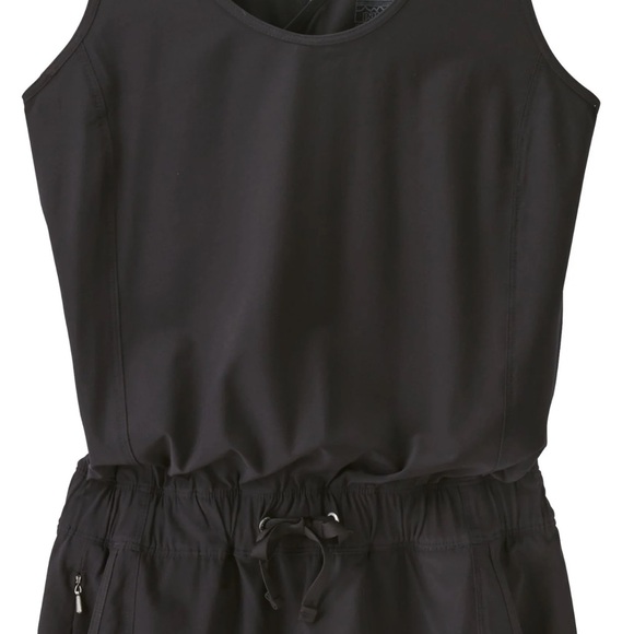 Patagonia Black Sleeveless Dress with Pockets - Picture 4 of 4